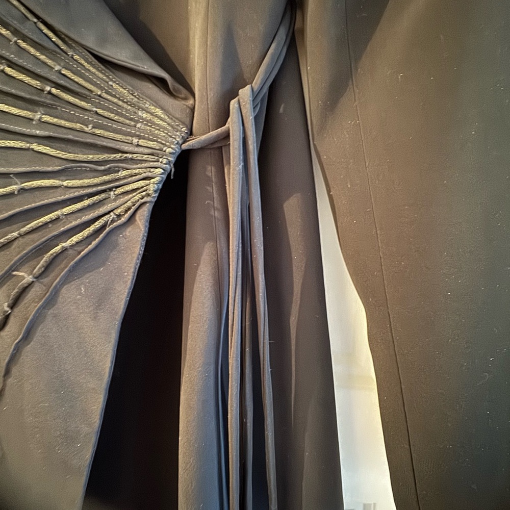 Emporio Armani black Jacket coat asymetrical black like new - Picture 3 of 8